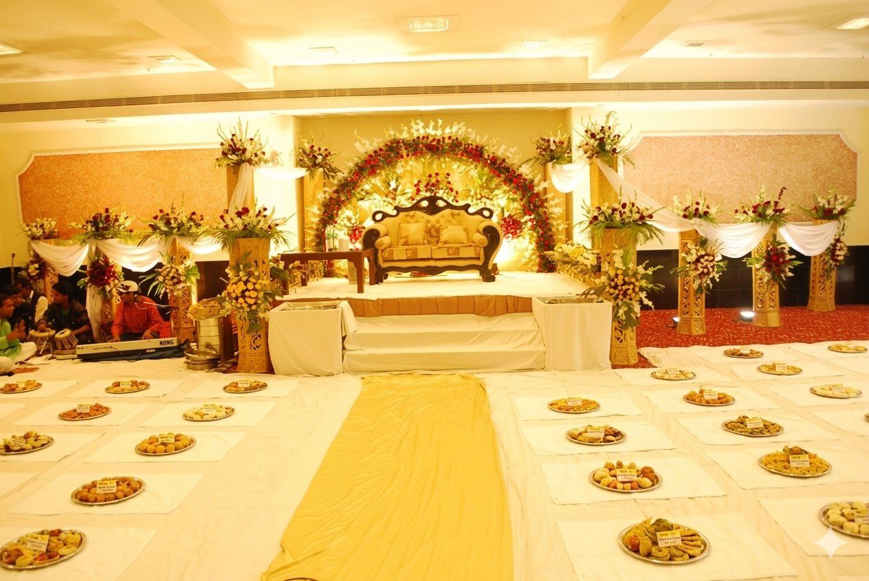 Floral Stage Décor